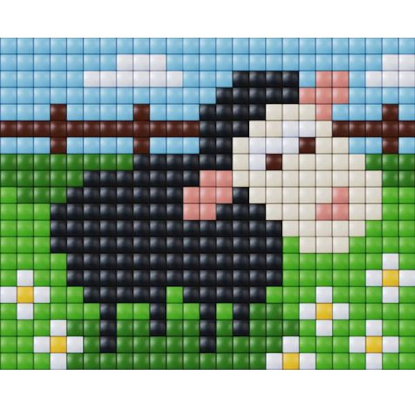 40018 Pixelhobby Bastelset XL Schwarzes Schaf