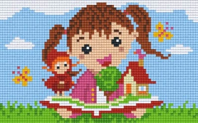 802048 Pixelhobby Klassik Set Märchenwelt