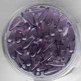 Glastropfen 11mm amethyst