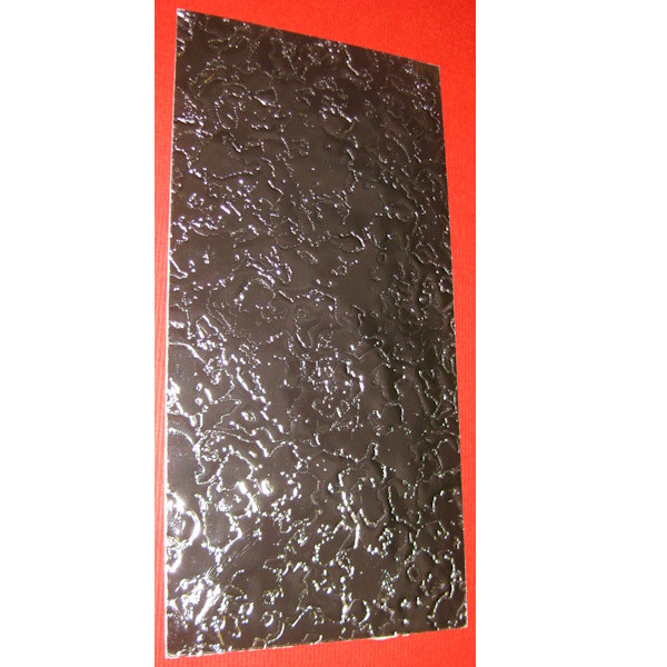 3515181 Kerzen Wachsplatte silber metallic Wellen 200x100mm