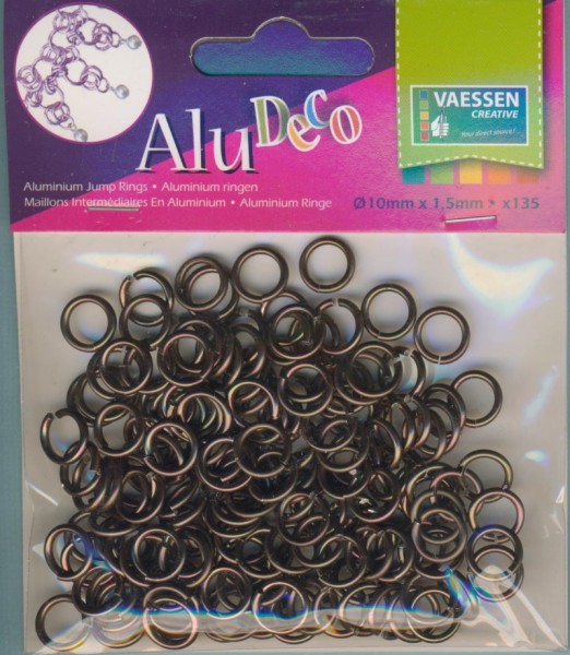 3901404_Alu-Deco-Jewelry-Aluminium-Ringe-10mm-schokolade-135-Stück