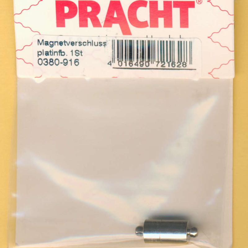 0380-916 Magnetverschluss 13x7,5mm platin