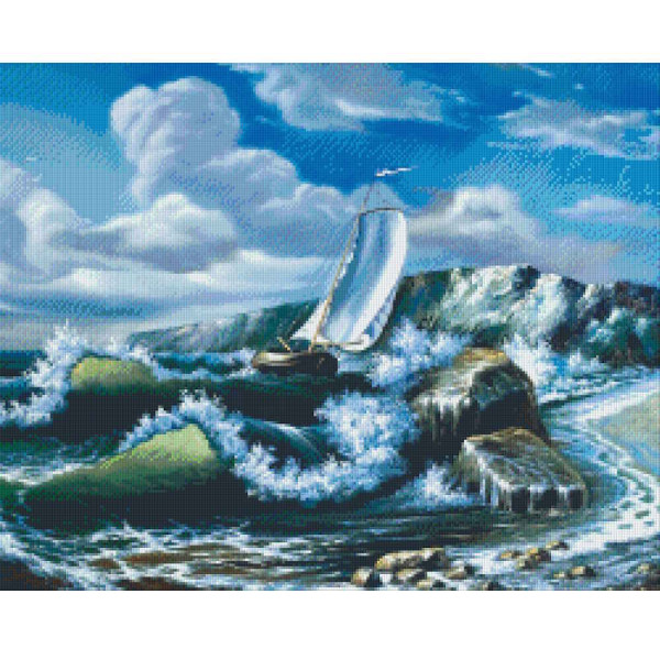 825021 Pixelhobby Klassik Set Schiff in der Brandung