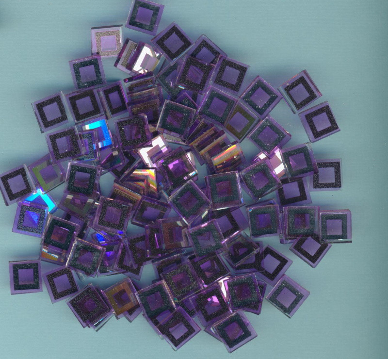 6247005 Matrix Mosaic Quadrat 10x10mm lila 60g