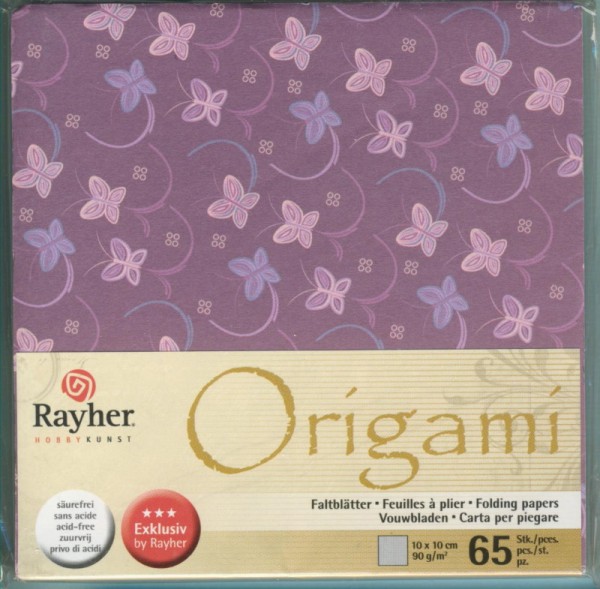 71701000_Origami-Faltblätter-Schmetterlinge-lila-rosa-10x10cm-65-Stück-90g