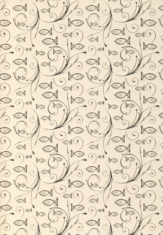 59924601 Fotokarton A4 Fische gold