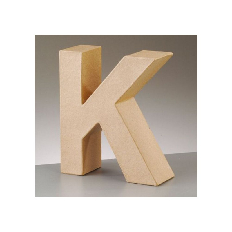 2630911 Papp Art Buchstabe K 17,5x15,2cm