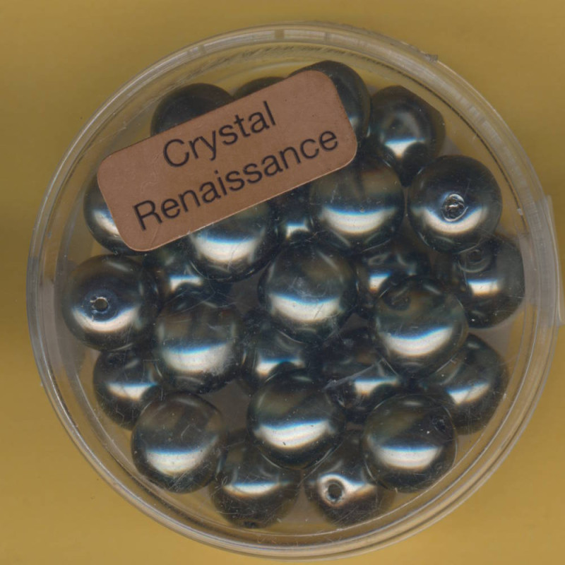 0780-08464 Crystal Renaissance Perlen 8mm grau 25 Stück