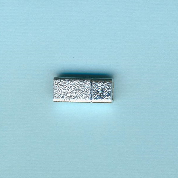 048905911 Magnetverschluss flach 17x7mm silber