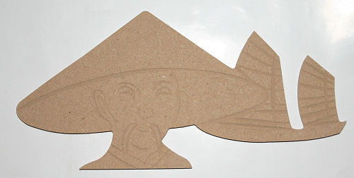 085160006 Holz Dekor Chinese mit Boot 21,5x10,5cm