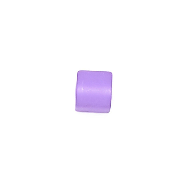 370606161 Polariswürfel Großloch amethyst matt 6x6mm