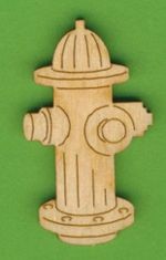 Holz-Deko Hydrant 4cm