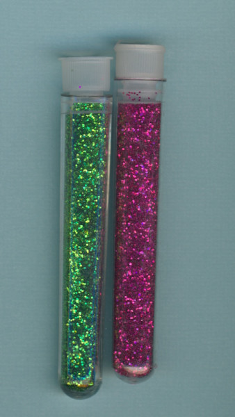 53031 Diamantflitter Set pink und grün 5g