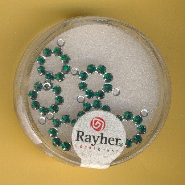 14298438 Swarovski Accessoires Kranz 15mm grün 6 Stück