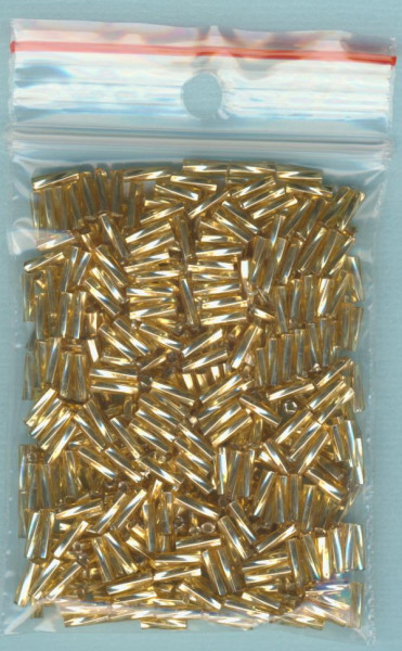 e0026822 Glasstifte 6mm gedreht gold 15g