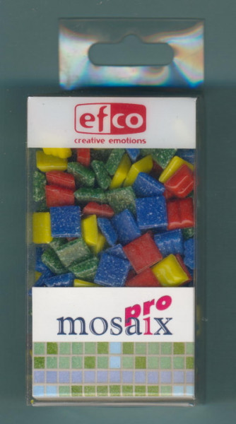 2291400 Mosaix Pro Glassteine 10x10mm farbig sortiert 200g