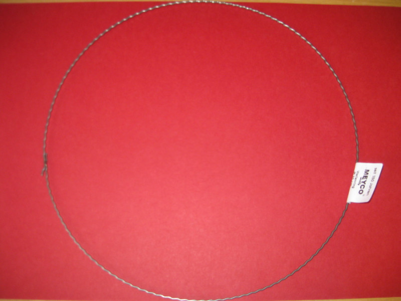 69062 Drahtring gewellt 30cm