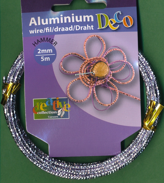 24266013 Aludraht 2mm Hammer lavendel 5m