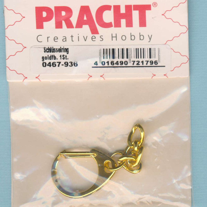 0467-936 Schlüsselring 23mm goldfarben