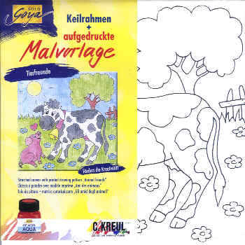 Keilrahmen Tierfreunde