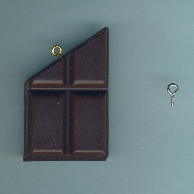 S022 Schoki Schmuck Schokolade dunkel