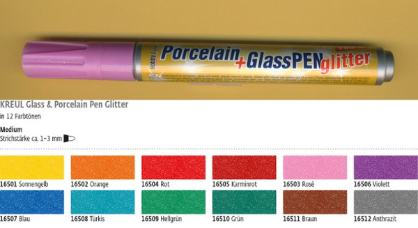 Kreul Glass & Porzelain Pen Glitter