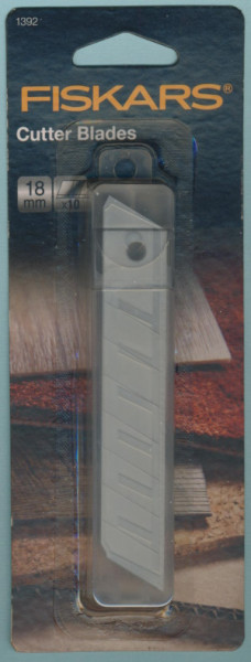 1392 Fiskars Klingen 18mm für Cuttermesser 10 Stück