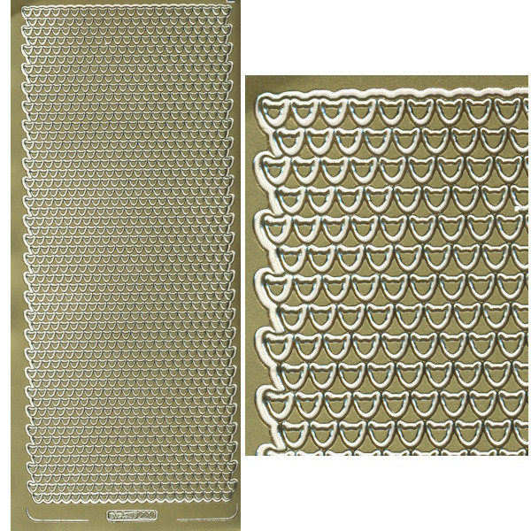 pu2201g Sticker Mosaiknetz 1 gold