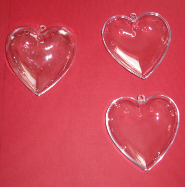 2239710 Acrylform Herz mit Löcher 10cm teilbar