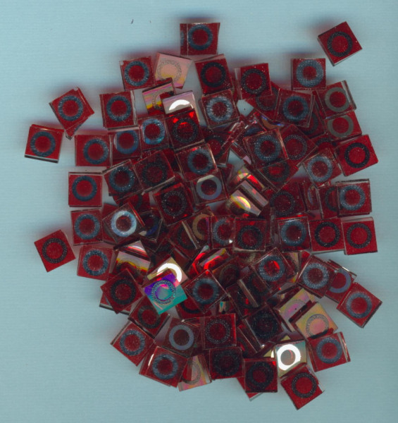 6247203 Matrix Mosaic Kreis 10x10mm rot 60g