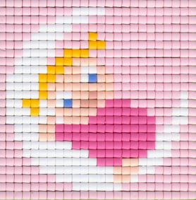 77666 Pixelhobby Set kleine Basisplatte Mädchen