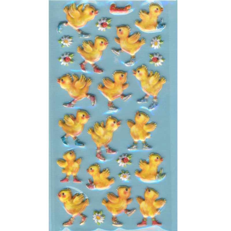 3451186 Creapop Softysticker Lustige Küken
