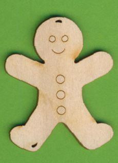 tkh2106 Holz Deko Lebkuchenmann 6cm