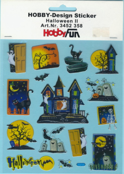 3452358 Hobby Design Sticker Halloween II
