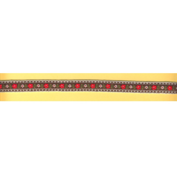 3822235 Trachtenborte 13mm braun-natur lfdm