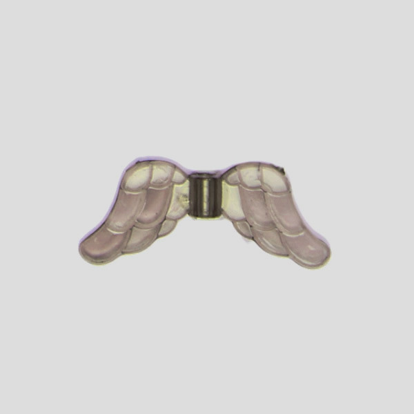 539001461 Acrylflügel grau transparent 30x10mm