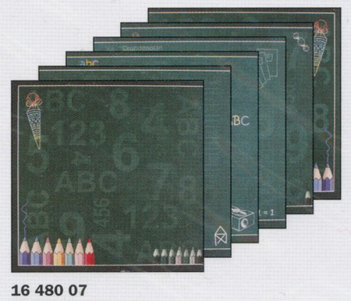 1648007 Design Papierset Mein erster Schultag 30,5x30,5cm 