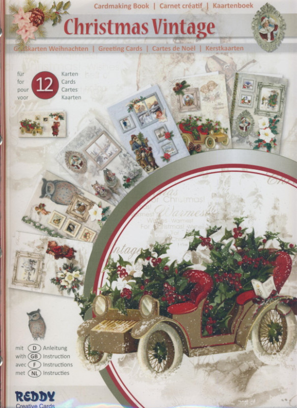 89045 Bastelmappe Christmas Vintage