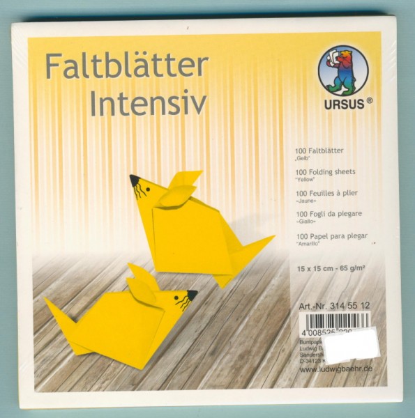 3145512_Faltblätter-Intensiv-15x15cm-gelb-100-Stück-65g