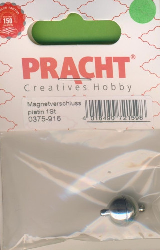 0375916 Magnetverschluss 12mm platin 1 Stück in Packung