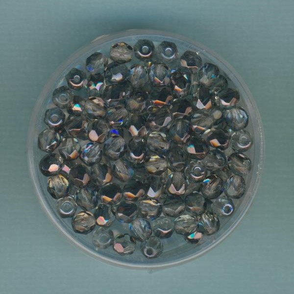 3022601_Glasschliffperlen-4mm-grau-kupfer-kristall-100-Stück