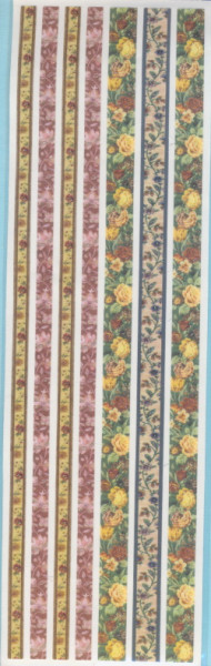 25042 Ribbon Sticker gelbe und rote Rosen