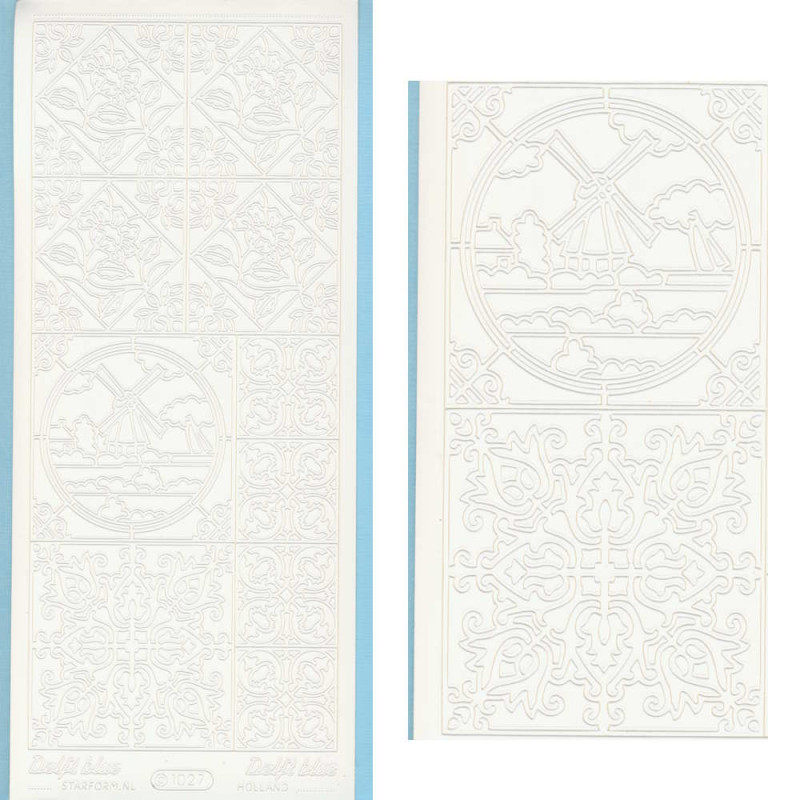 rd81737w Sticker Windmühle weiss