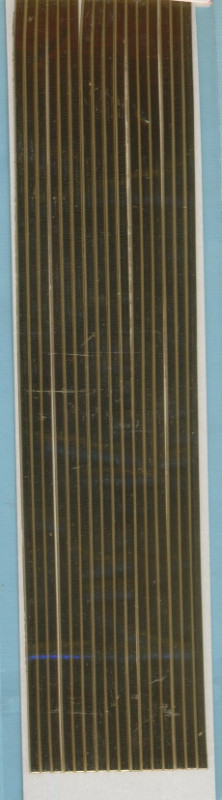 701603937 Wachs Flachstreifen 220 x 3mm gold 16 Stück