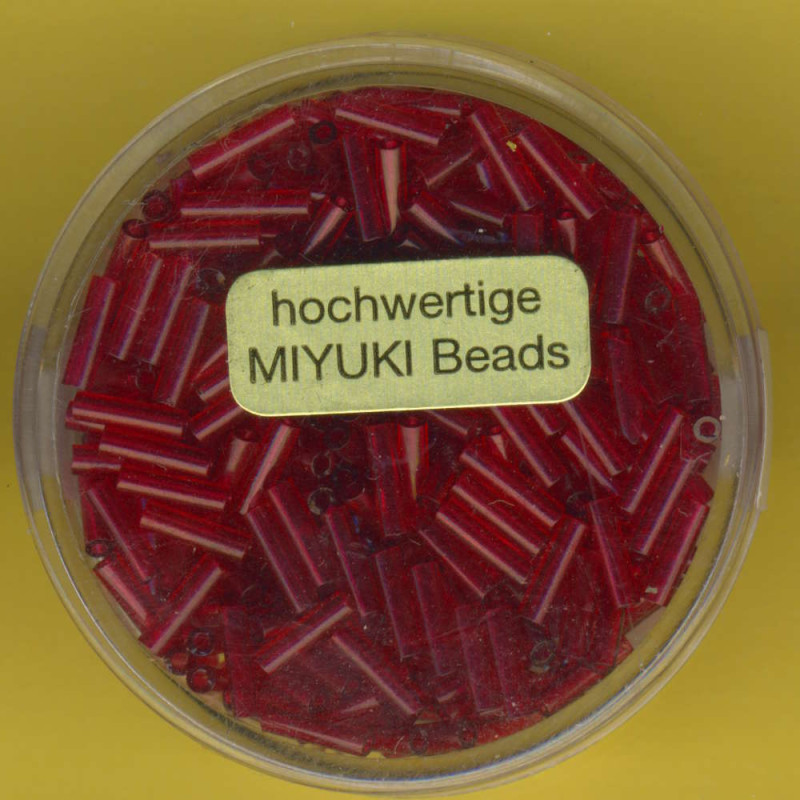 9661-264 Miyuki Stifte 6mm rot 10g