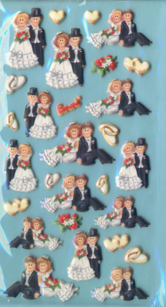 3451182 Creapop Softysticker Hochzeitspaare