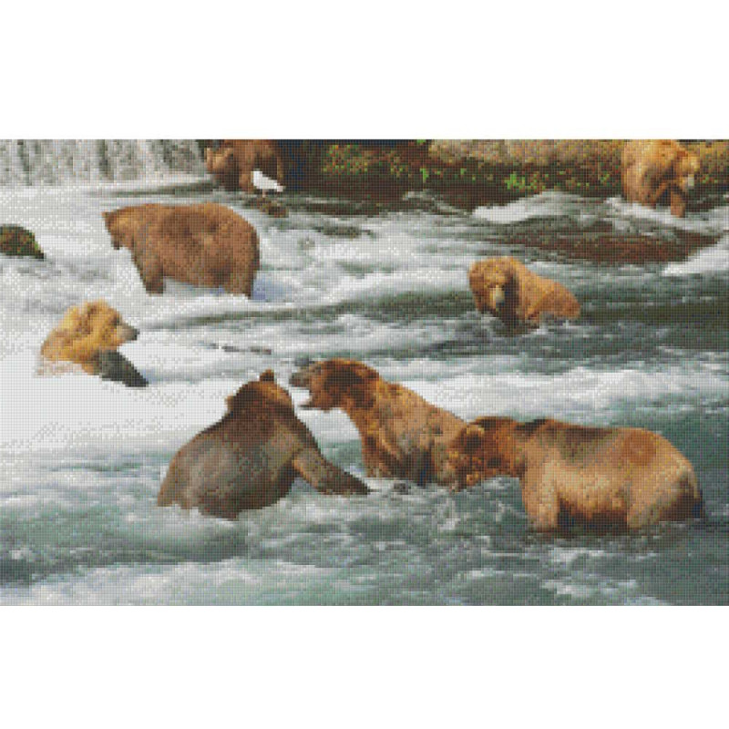 820045 Pixelhobby Klassik Set Bären im Wasser 2