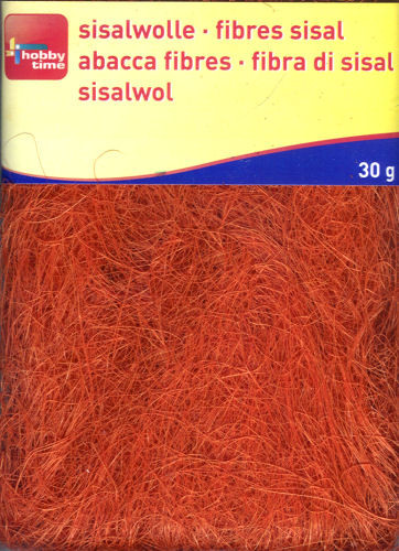 63807004 Sisalgras orange 30g