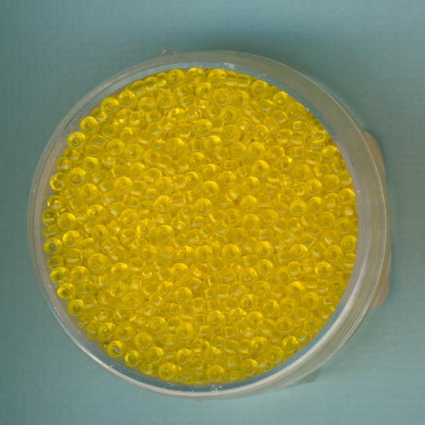 590136 Miyuki Rocailles 2,2mm transparent gelb 10g