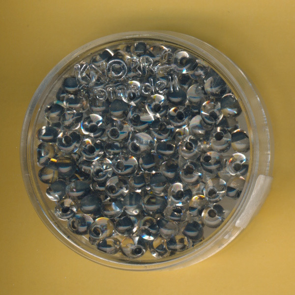 3119461 Glasperlen Tropfen 3,5x3,9mm kristall schwarz 15g